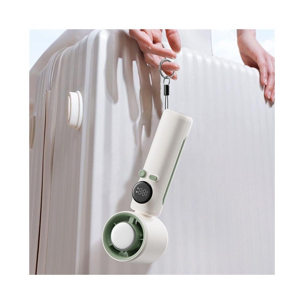 Portable 100-Speed Turbo Handheld Fan with Cooling USB Rechargeable Ideal for Home and Outdoor Use