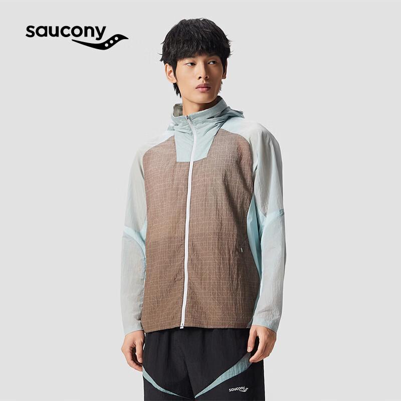 Saucony Men s Lightweight Hooded Woven Jacket XL