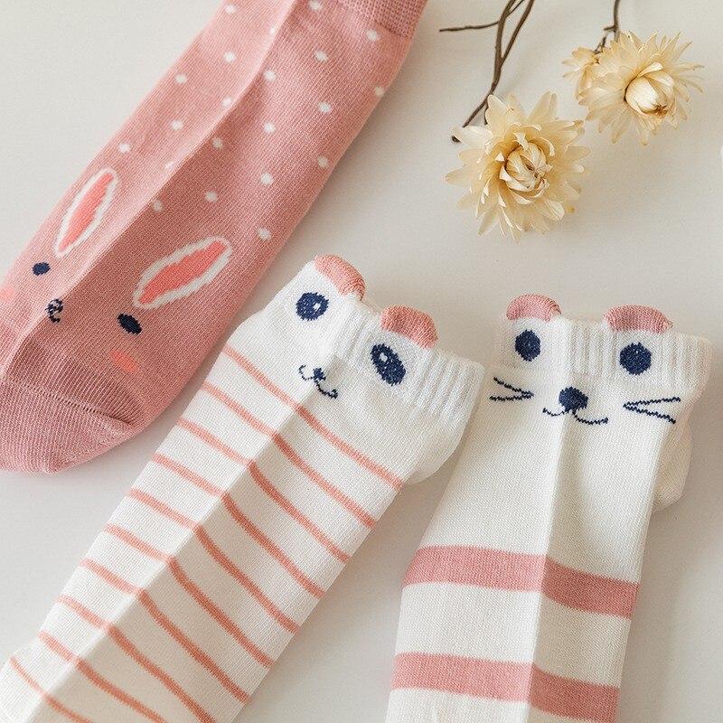 Xiaomi 5 Çift Kadın Kısa Tüp Çorap Pembe Kedi İnce Dört Mevsim Sevimli Tekne Sockslow Top Ins Trendy Çorap