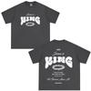 2026 Summer Hot Sale Vintage Jesus Is King Graphic T Shirt Unisex Unisex Fashion Hip Hop T-Shirt Short-Sleeved Loose Casual Clothing