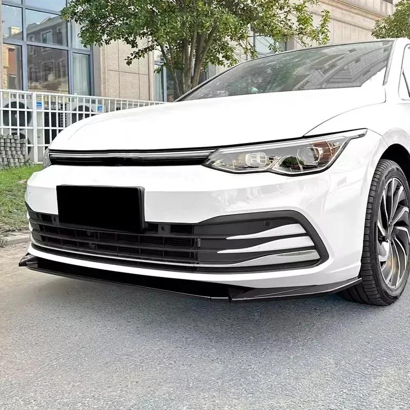Adjustable 5Pcs Sectional Front Spoiler Lip For Citroen C4 LC B7 2004-2018 Front Bumper Splitter Car Exterior Sport Body Kit