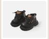 Toddler Boys' & Girls' Fleece-Lined Leather Boots - New Autumn/Winter Short Martin Style in Big Yellow.