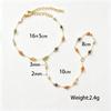 Gold-Plated Double Layer Thin Chain Stainless Steel Hand Chain Jewelry