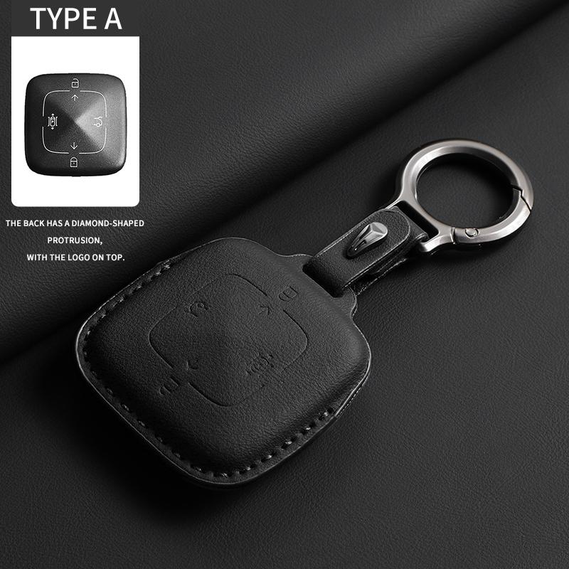 Original Color Car Key Case Cover For ZEEKR X 001 007 009 7X 007GT MIX Anti-Scratch Auto Keychain Protector Shell Accessories