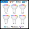 TUYA Wifi Smart GU10 Light Bulb Spotlight RGB+CCT 100-240V 4W Dimmable