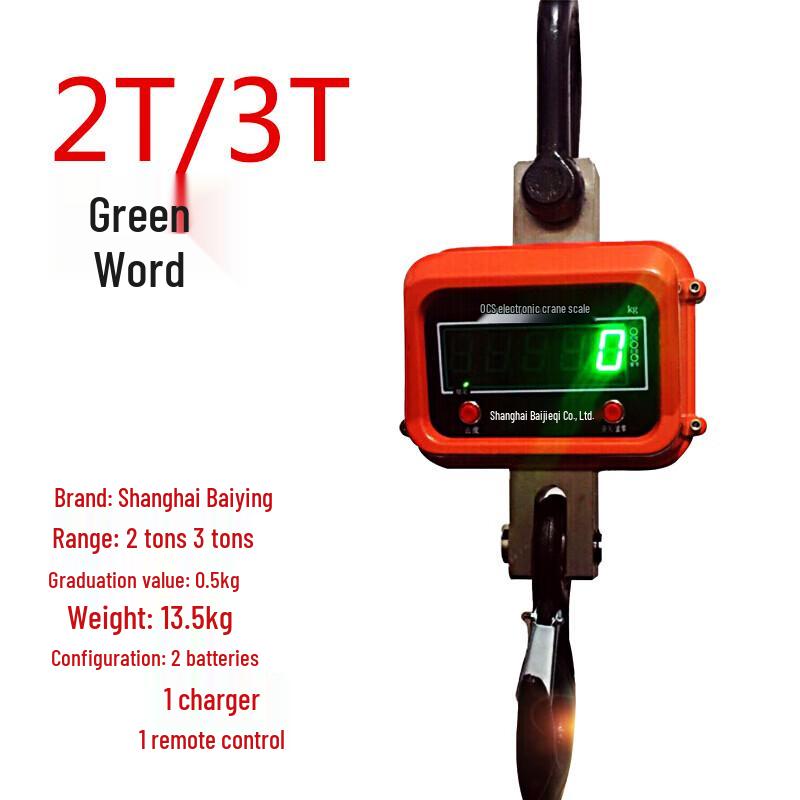 Chi Weng Shanghai Baiying High-Temperature Industrial Electronic Crane Scale