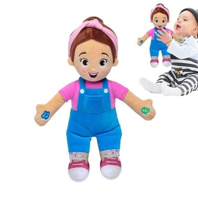 Frau Rachel Speak&Sing Puppe, 30 cm groß, interaktives Spielzeug für Kleinkinder (Mädchen und Jungen) von 6 Monaten bis 3+ Jahren, Plüschpuppe, Kinderspielzeug