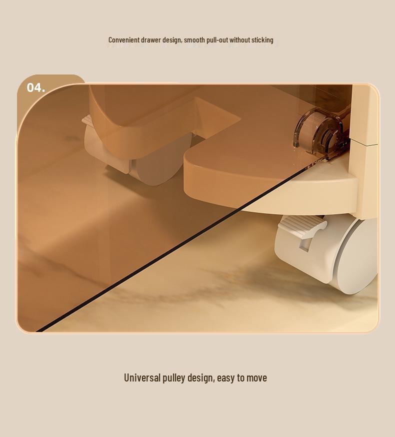 Narrow Multifunctional Dustproof Bathroom Storage Cabinet