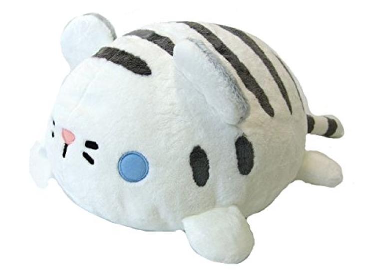Munyumum Cushion White Tiger Plush XL Size Toy, белый