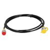 M16x2‑1 4BSP Low Pressure Hose Quick Connect Black High Pressure Aging Resistance Oil Proof