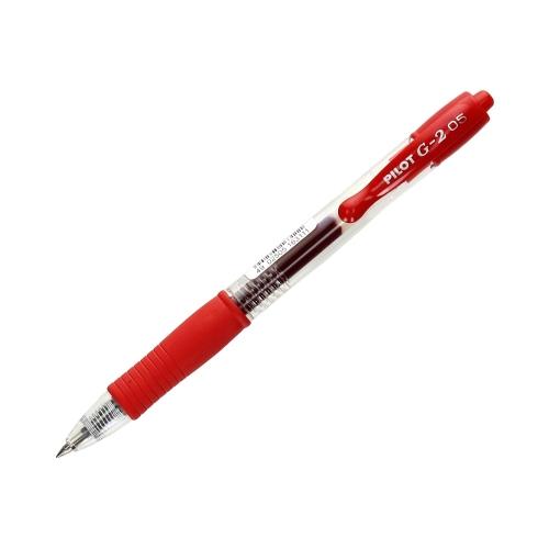 PILOT G2 Gel Automatic Ballpoint Pen, Red