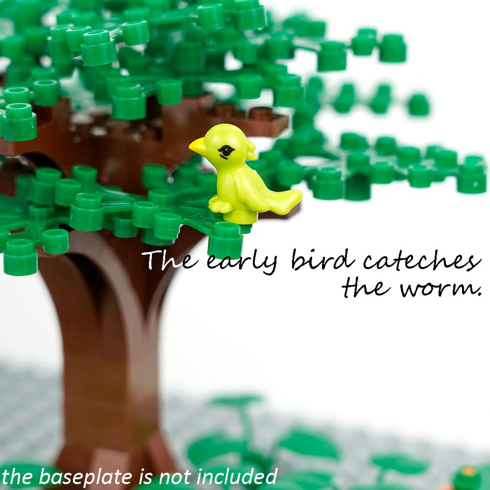 Plant Tree Botanical Parts & Pieces Set Garden Forest Jungle Farm Park Flower Brick Accessories