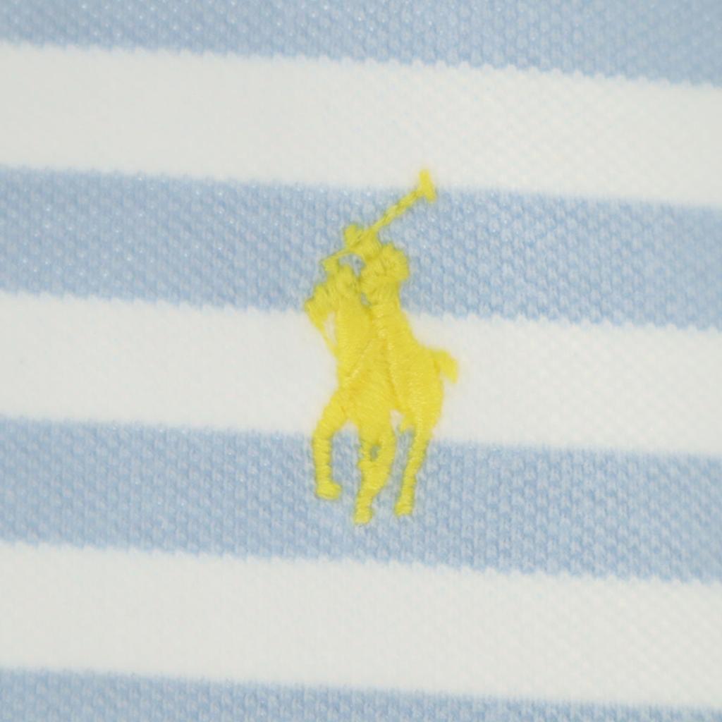 POLO RALPH LAUREN border Short sleeve Polo shirt S/P Blue Men's Used