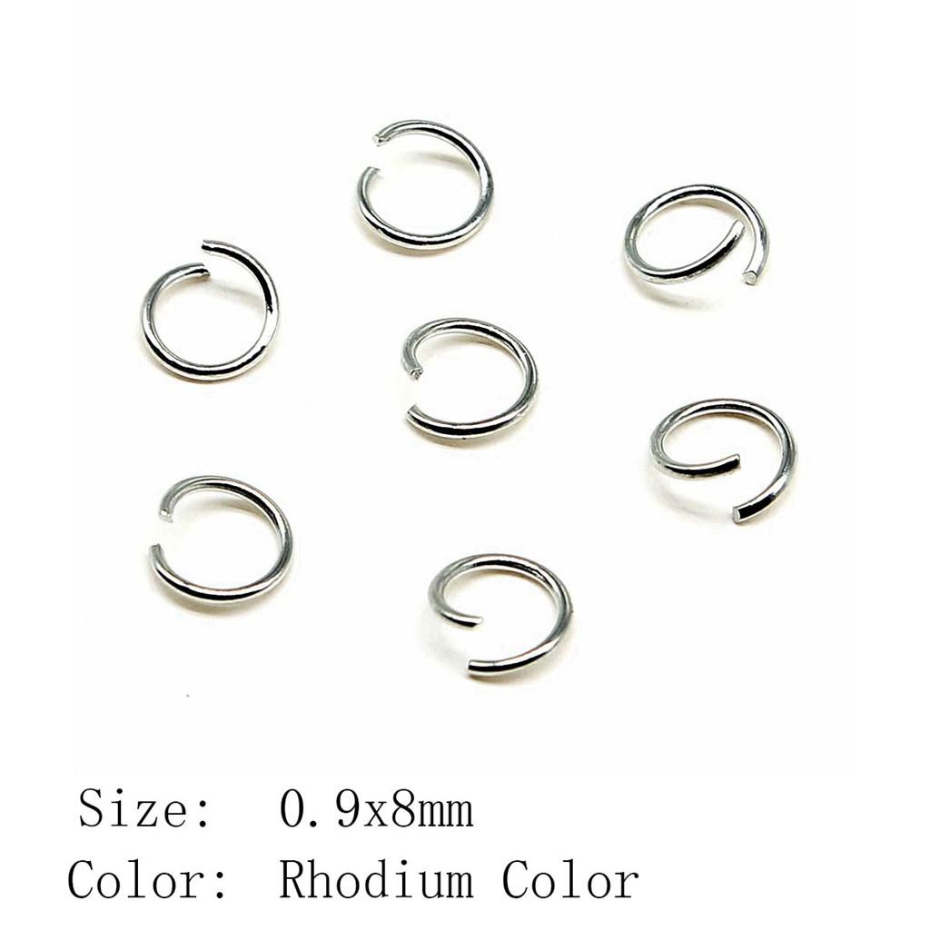 Wedding Anniversary Jewelry Materials Open Jump Rings 5 Colors 6 Sizes Accessories Parts Souvenir Accessories Parts