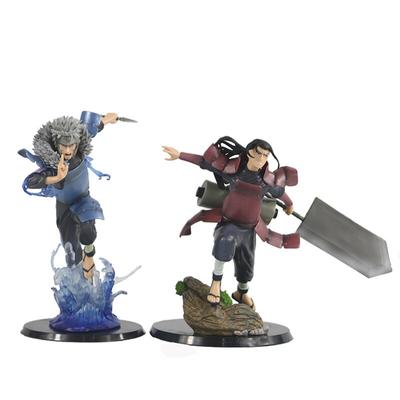 Naruto Shippuden Shodai Hokage Senju Hashirama Senju Tobirama Action Figure Anime Model Pvc Figma Statue Collectible Toy