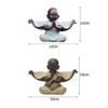 Buddhist Figurine Ceramic Monk Statue for Home And Office Decor