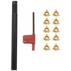 2025 Trend 1/2 Inch Lathe Threading Boring Bar With 10Pcs 16IR AG60 Internal Threading Carbide Turning Inserts And T15 Wrench