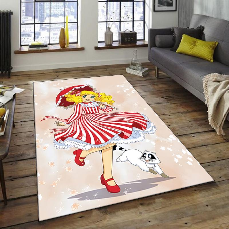 1pc Candy Candy2 Design Area Rug - Non-Slip, Soft & Cozy Floor Mat for Living Room, Bedroom, Office - Indoor/Outdoor Decorative Carpet