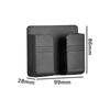 1Pcs Punch-free Mobile Phone Holder Wall Mount Stand Remote Control Organizer Storage Box Charging Bedside Container Rack