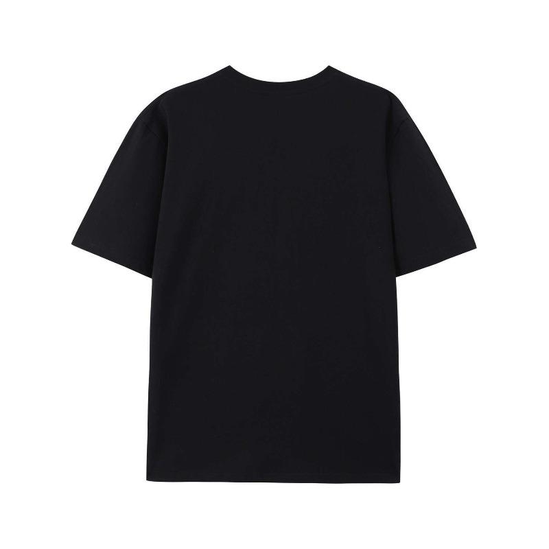 Europäische Größen Treat Dealer Pfotenabdruck Grafik T-Shirt - Rundhals, Kurze Ärmel, Lässige Passform - Ideal für Halloween, Thanksgiving