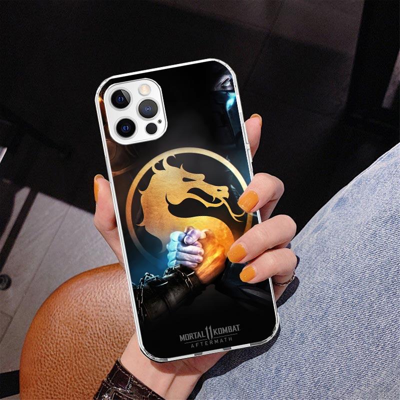Mortal Kombat Phone Case For iPhone 17 Air 16 Pro Max 16E 15 + 14 Plus 11 12 13 Mini 7 8 SE Gift Print Cover Fundas 17 Air 16 Pr