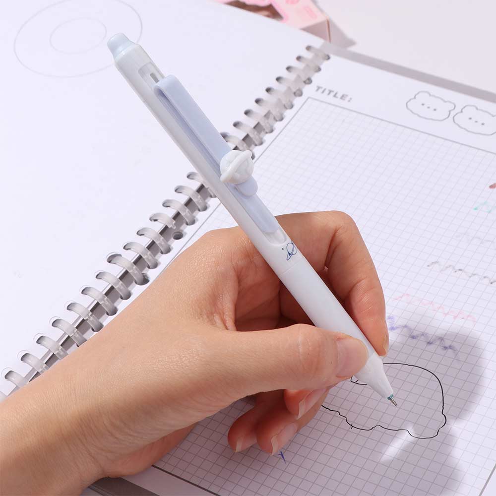 4pcs Cute Erasable Gel Pen INS Neutral Pen Creative Erasable Pens Writing Supplies