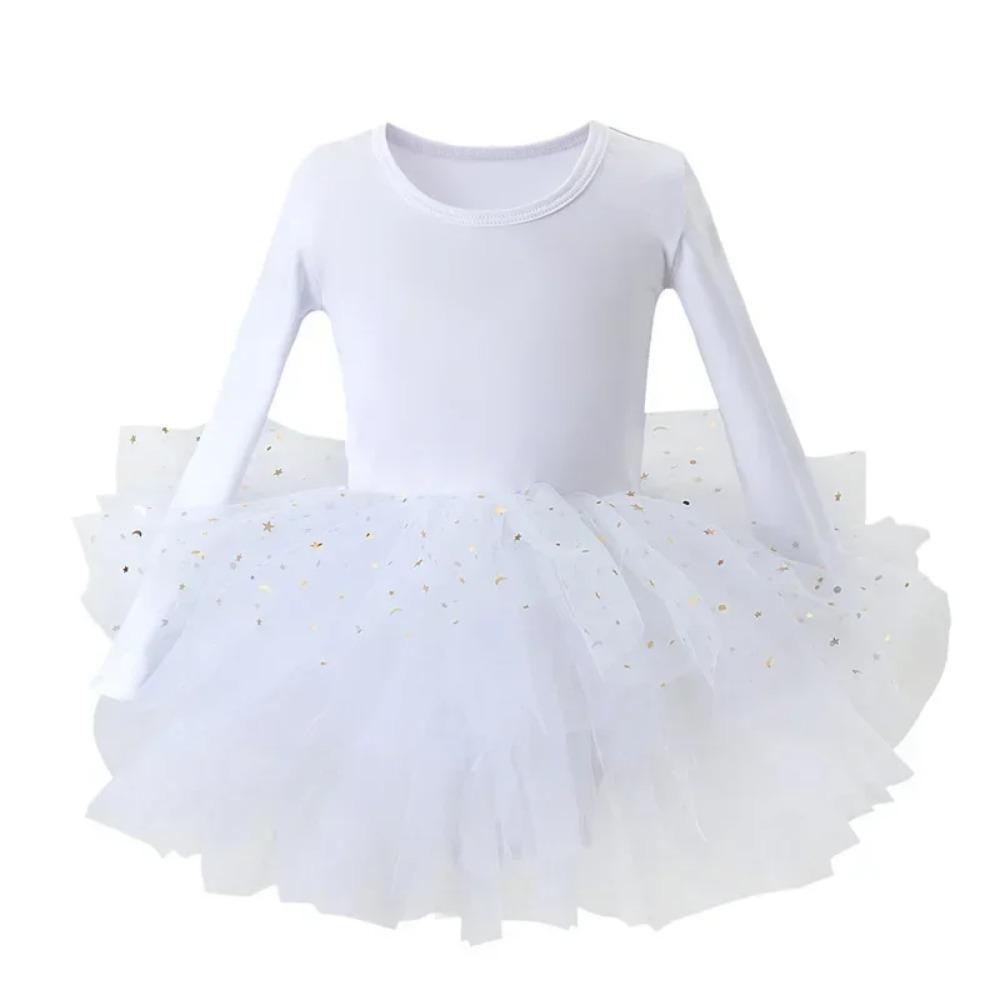 Baby Girls Ballet TuTu Dress 1-8 Years Fashion Professional Kids Dancing Party Dress Performance Costume Princess Wedding Dress