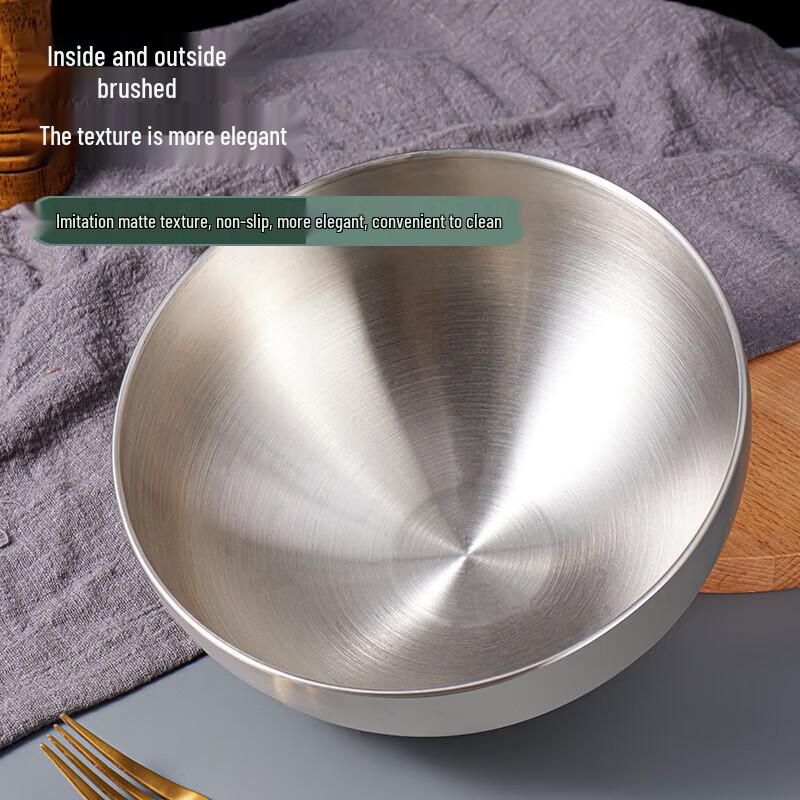 Baijie Stainless Steel Korean-Style Bowls