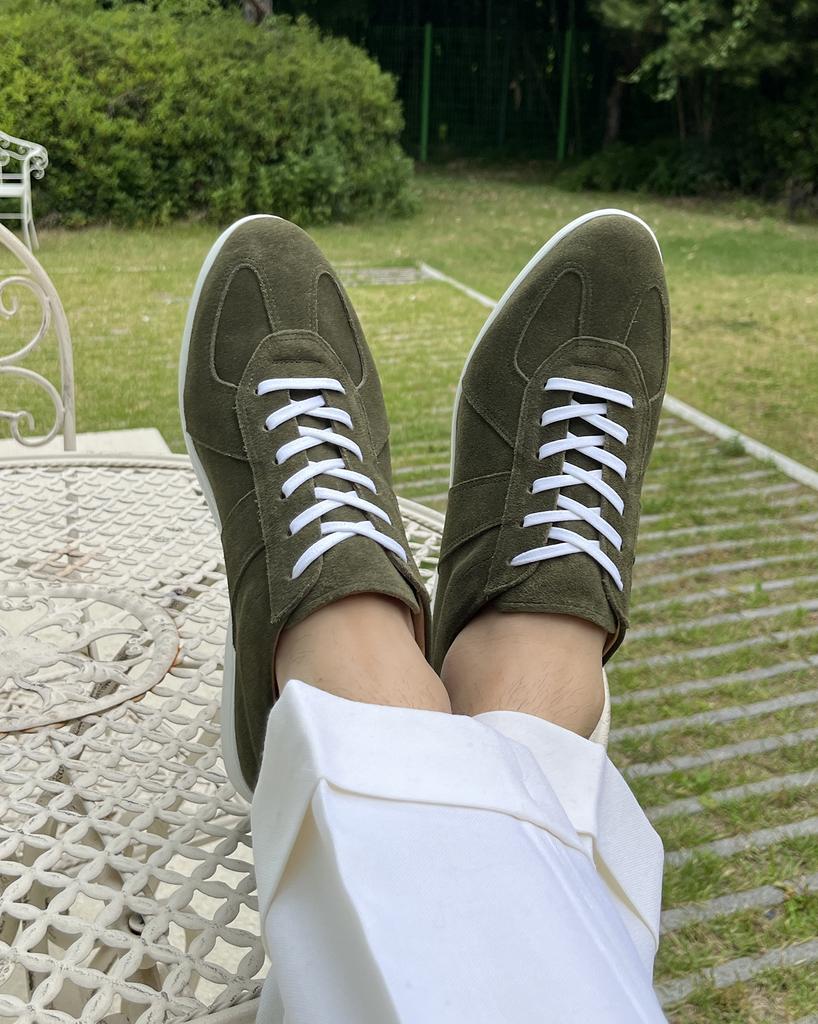 Allclassic Alc4414W Resort German Sneakers_Kakhi Suede