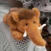 35/50CM Lovely Mammoth Plush Toys Stuffed Soft Animal Big Elephant Toy Kawaii Brown Mammoth Doll Birthday Gift