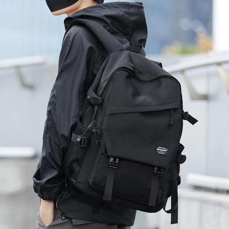 Backpack Men's Casual Versatile Large Capacity Computer Travel Backpack Female Junior High School Student Big Boy Short-haul School Bag
