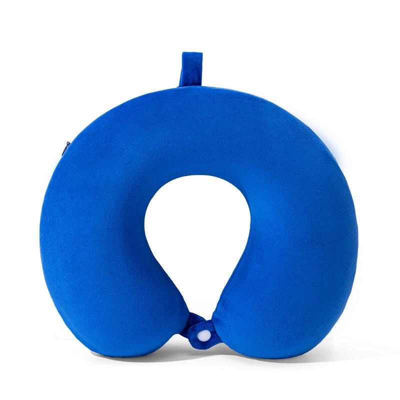 High Density Slow Rebound Memory Cotton Neck Pillow Portable Household Travel U-shaped Pillows 360 ° Surround Support Pads The Jacket Can Be Washed