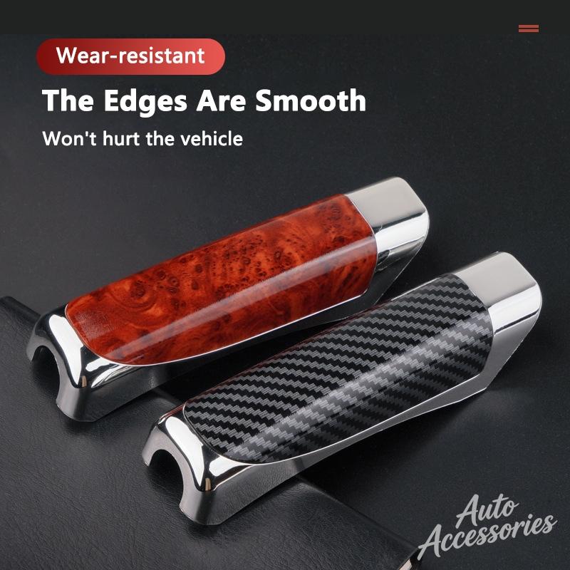 DJSA5 Car Hand Brake Cover Anti-Slip Carbon Fiber Protection Accessory For BMW M Sport M2 M3 M4 M5 M6 E46 E90 E60 F10 F30 E39 E36 F20