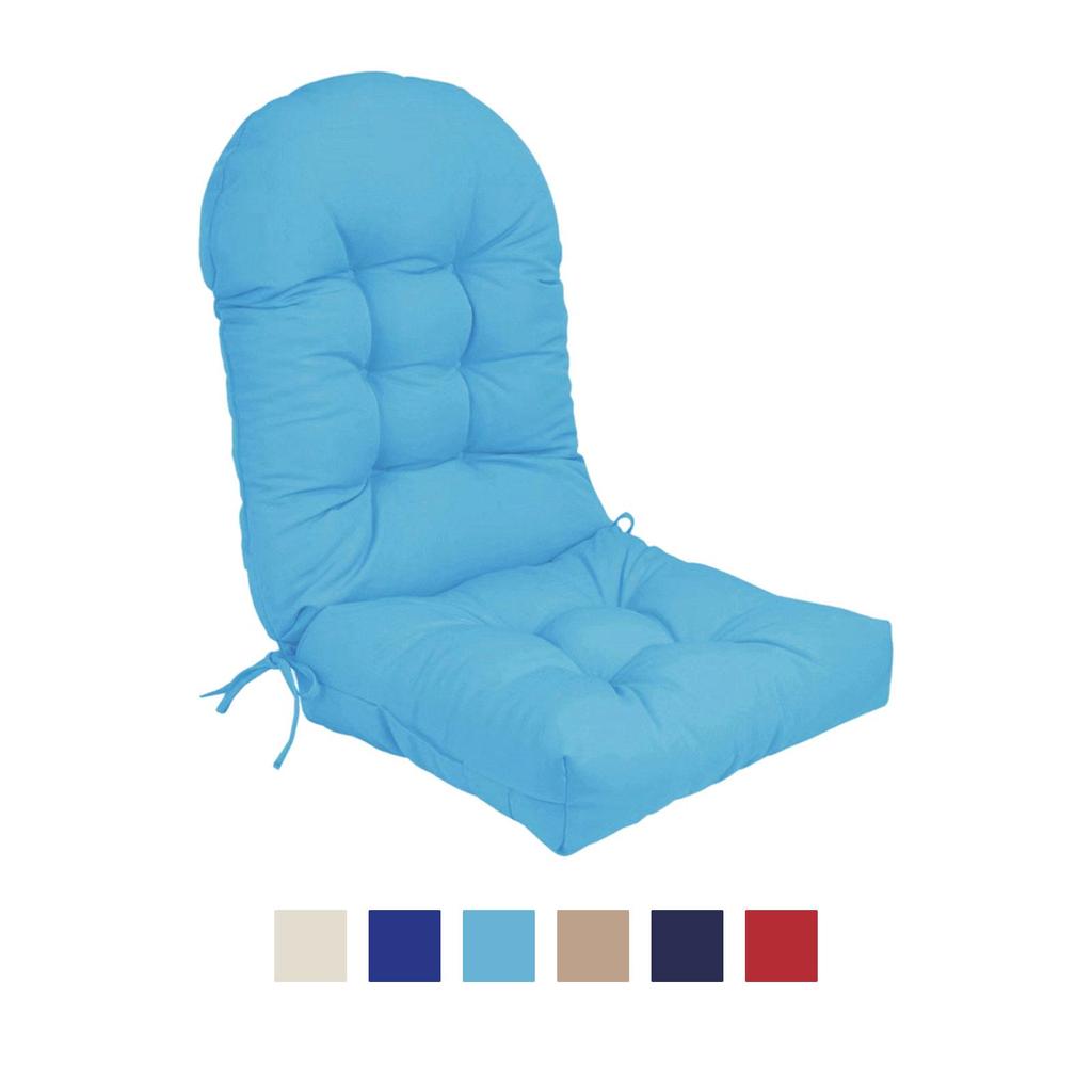 High Back Chair Cushion Waterproof Chair Pad Rocking Chair Cushion for Outdoor Furniture Balcony Garden Patio Living Room