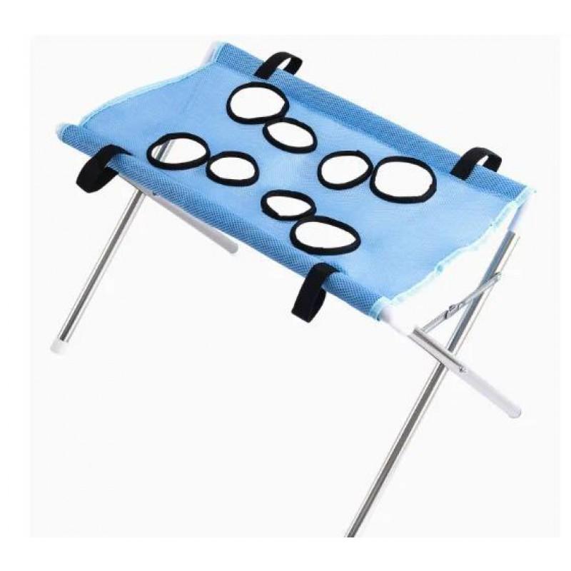 Pet Grooming Bath Rack With Restraint Strap Small Dogs Cats Nail Trimming Bathing Station Stainless Steel