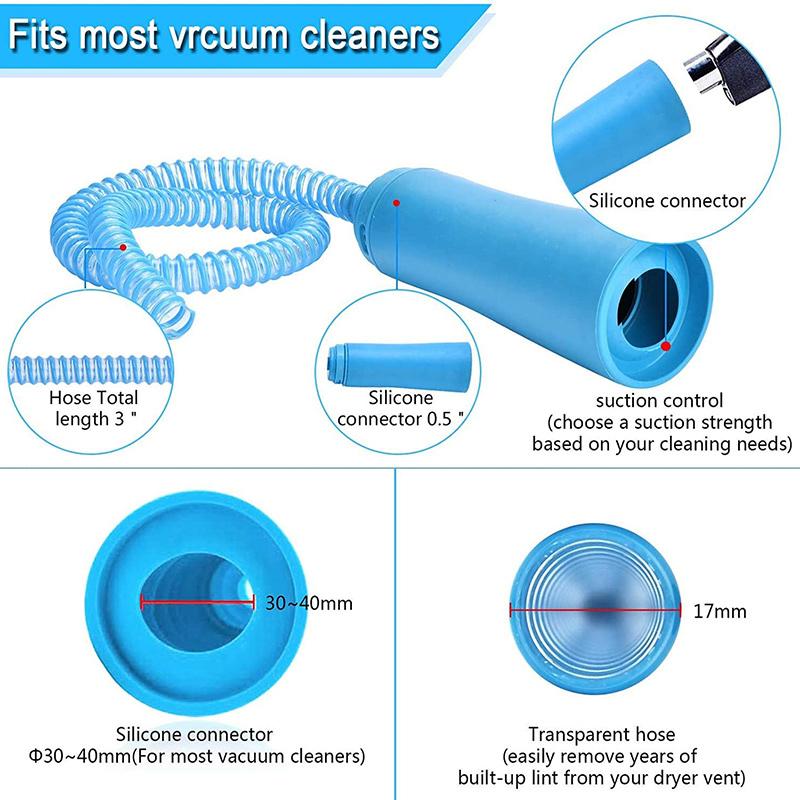 Lengthening Vacuum Cleaner Duct Dryer Vent Cleaner Kit Dryer Vent Vacuum Hose Household