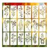 Cross-border 18 Plant Tranquil Environment, Flower Leaves Hollow Painting Template, Painted Inkjet Wall DIY Decoration