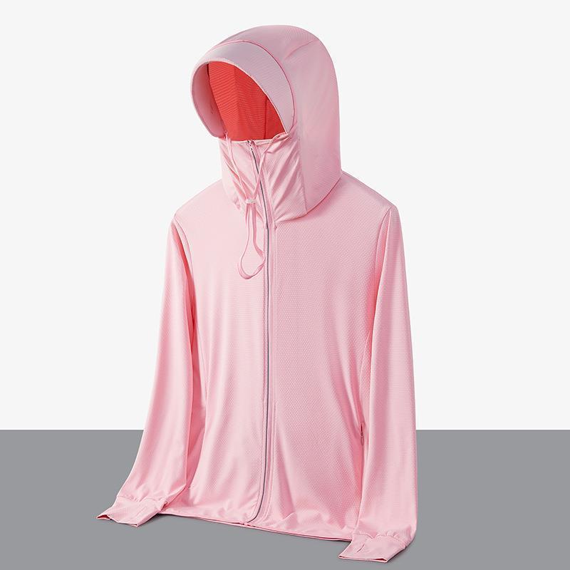 Jiaos UPF50 Sonnenschutzkleidung aus Eisseide: Leicht, Atmungsaktiv, Große Krempe, Unisex, Anti-UV, Ideal zum Angeln.