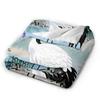 Chinese Style Crane Soft Blanket Children Plush Bedding Throws Funny Couch Bed Flannel Bedspread Sofa Bed Cover