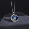 Trendy Hip Hop European & American Style Moon & Earth Necklace - Non-Fading Sweater Chain