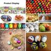 10pcs/lot Unfinished Wooden Eggs, Smooth Solid Wood Faux Eggs for DIY Craft, Easter Decor, Painting, Staining, Baby Shower