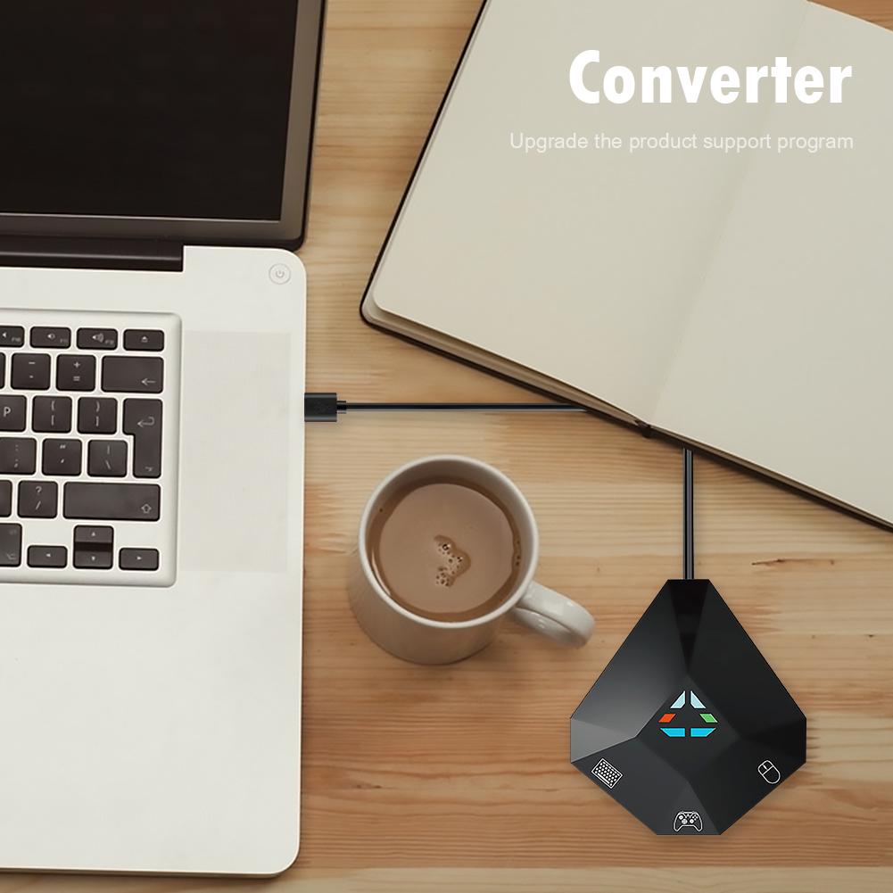 Conversor de Teclado e Mouse para Controlador Excelente Artesanato Boa Durabilidade Dock para NS Switch PS4/PS3/XBOX ONE/360/PC