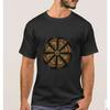 Slavic Kolovrat Rune Spinning Sun Symbols T-Shirt Short Sleeve Casual 100% Cotton O-Neck Summer Mens T-shirt Size S-3XL