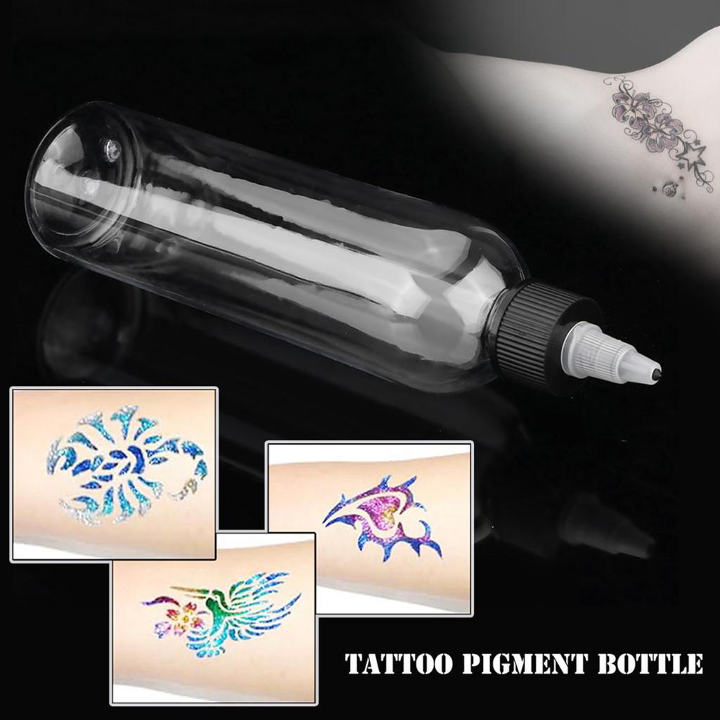 3pcs 250ml Empty Plastic Bottles Tattoo Pigment Ink Bottle Green Soap Clr Bottle Supply