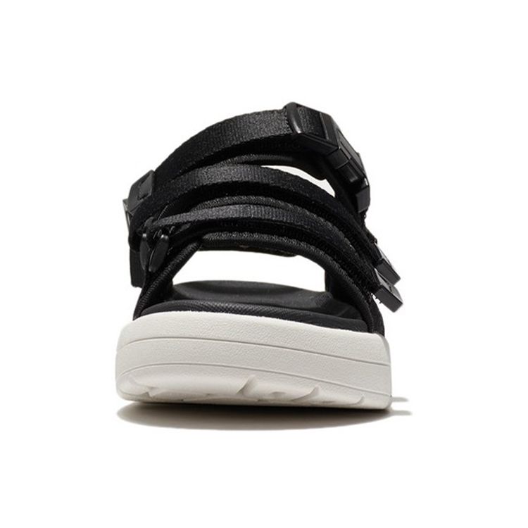 Li Ning Coca Outdoor Sports Sandals Women Sandals Black White AGUS004-3