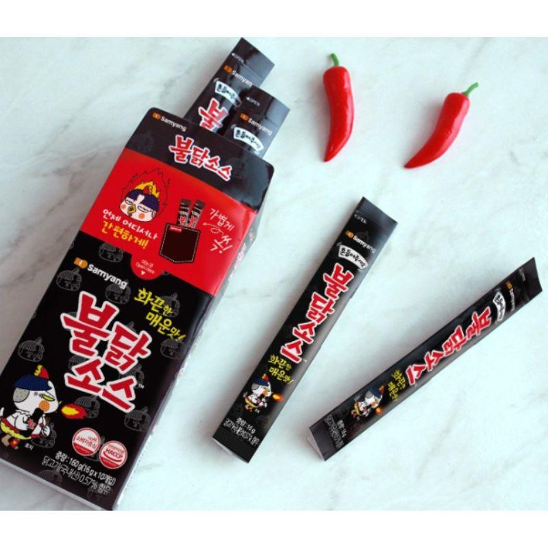 Samyang Buldak Hot Chicken Flavor Stick Sauce Portable Korean Spicy Sauce 160g 1box/2box