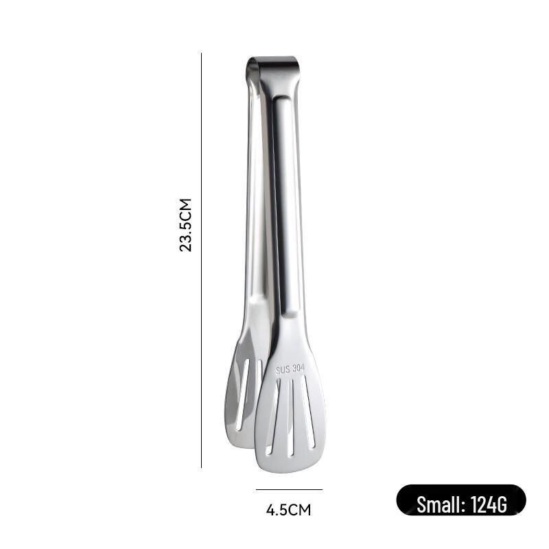 Zhi Shi Große Edelstahl-Lebensmittelzange (2er-Pack, 28cm)