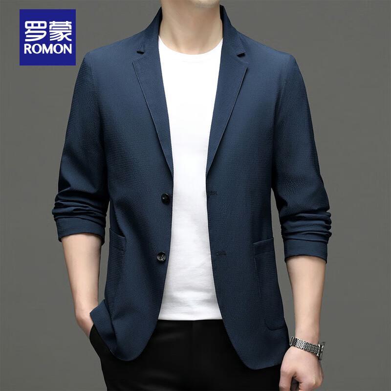 ROMON Men s Slim Fit Business Blazer XL