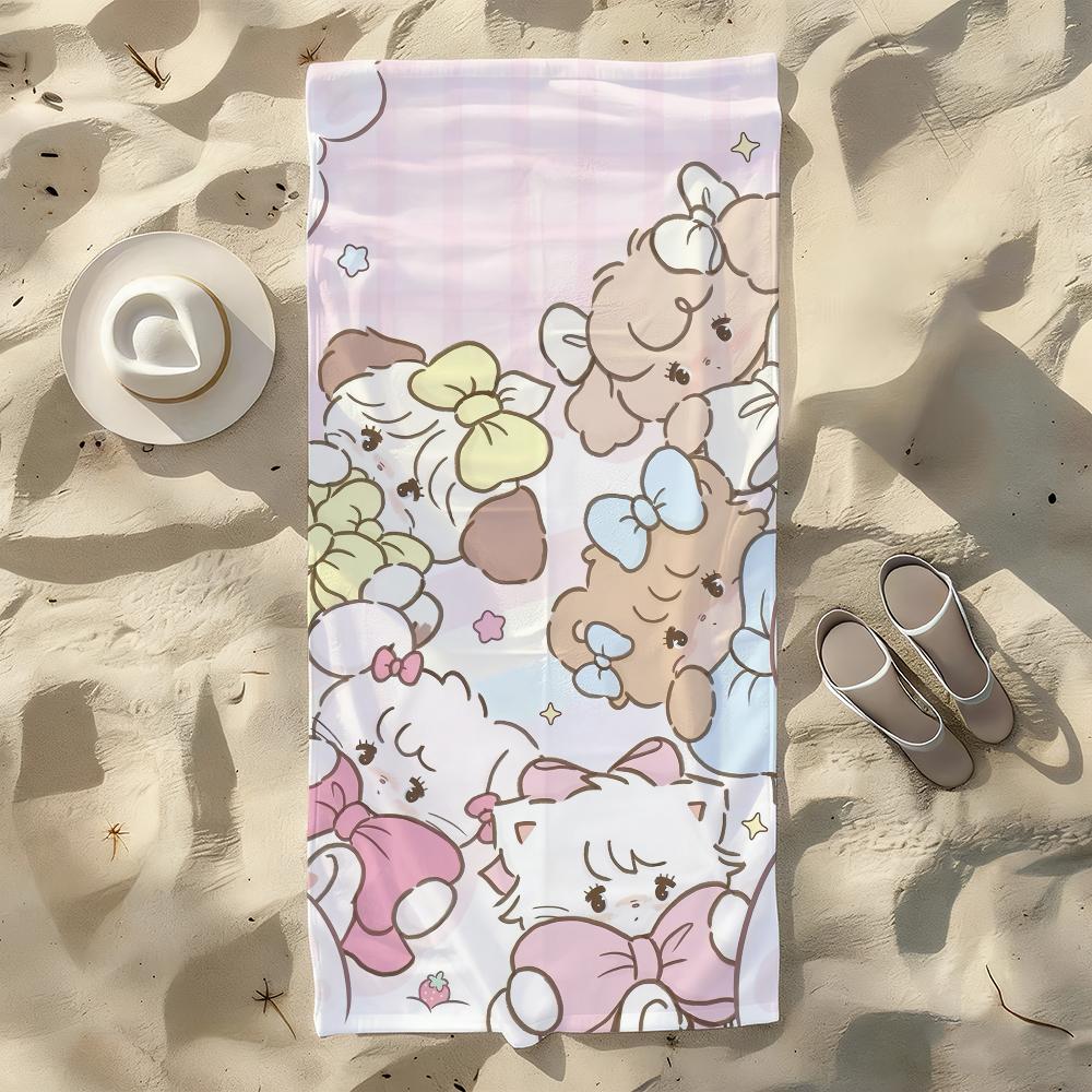 Cartoon Cute M-Mikko Towel For Swim Yoga Gym Quick Drying Soft and Skin-friendly Beach Towels All-Season
