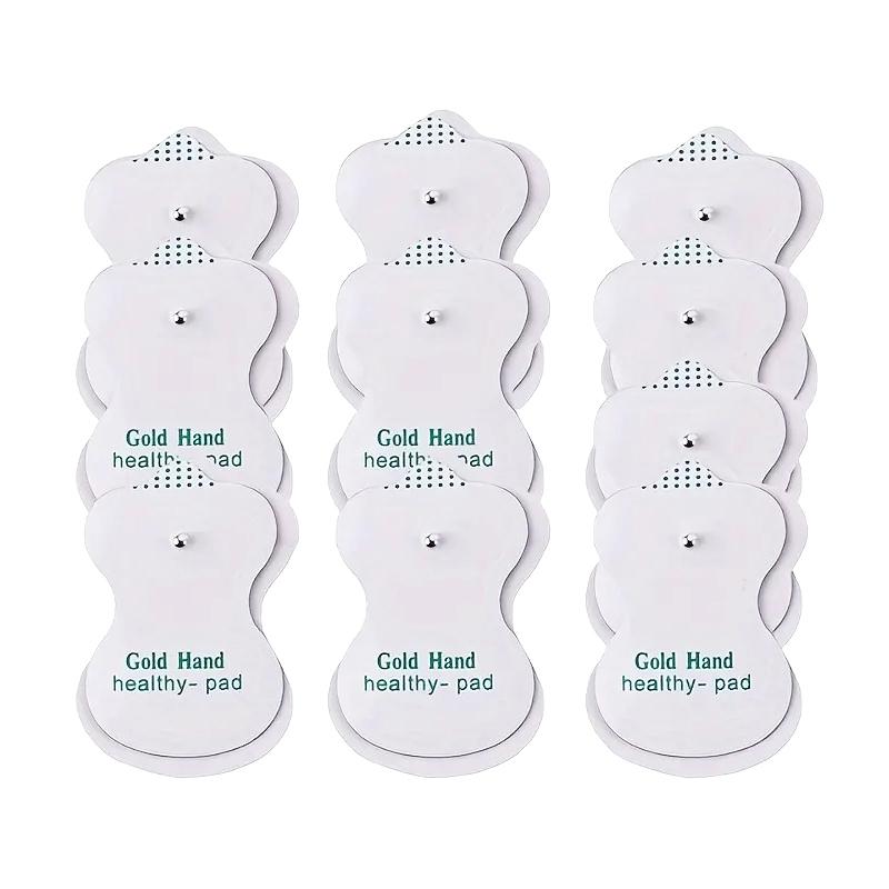 10Pcs Self-Adhesive Sticker Electrodes Pads Replacement Pack Electric Muscle Stimulator Patches Massage Acupuncture Conductive